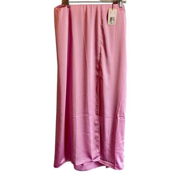 A New Day Elastic Waist Pink Polyester Maxi Slip Skirt Women's 3X NEW NWT - Picture 4 of 9